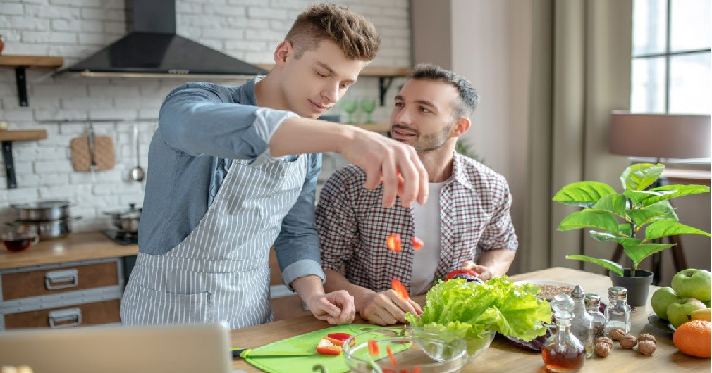 Cooking together sexual chemistry