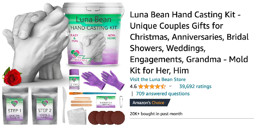 Couple Hand Casting Kit Best Romance Gifts